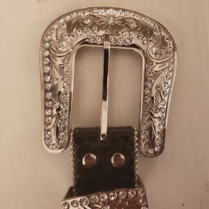 Rhinestone cowgirl belt